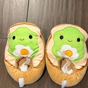 Squishmallows Cute Avocado Toast Slippers